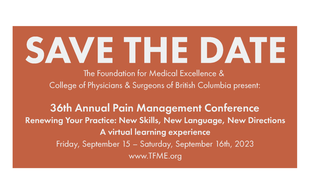 Pain Conference TFME