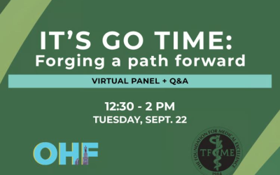 Join TFME and the Oregon Health Forum for a Virtual Event on Sept. 22, 2026